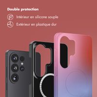 Selencia Coque arrière Vivid avec MagSafe Samsung Galaxy S26 Ultra - Gradient Soft Blush