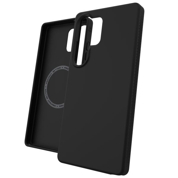 ZAGG Coque Milan Snap avec MagSafe Samsung Galaxy S25 Plus - Noir