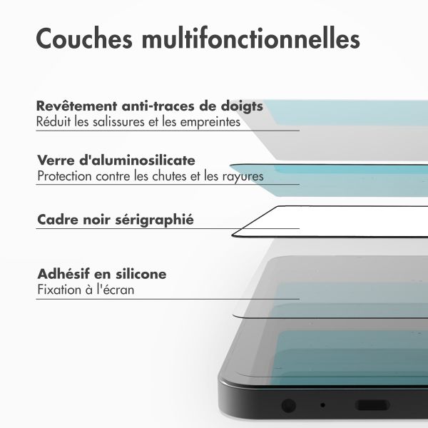 Accezz Protection d'écran en verre trempé avec applicateur Apple iPhone 15 Plus
