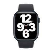 Apple Bracelet Boucle unique en Silicone Apple Watch | 38/40/41/42 mm - Taille 4 - Midnight