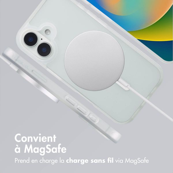 imoshion Coque Color Guard avec MagSafe Apple iPhone 16 - Blanc