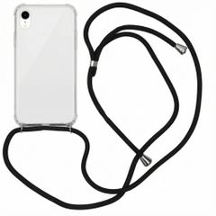 imoshion Coque arrière transparente avec cordon Apple iPhone Xr - Noir