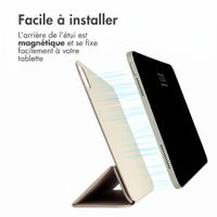 imoshion Magnetic etui de téléphone portefeuille Apple iPad Pro 11 (2025) M5 / (2024) M4 - Beige