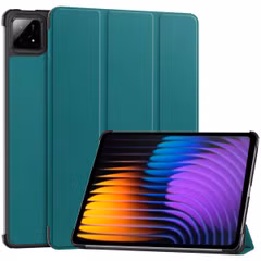 imoshion Coque tablette Trifold Xiaomi Pad 7 / 7 Pro / 8 / 8 Pro - Vert foncé