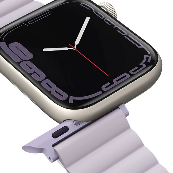 Uniq Bracelet Revix réversible Apple Watch | 44/45/46/49 mm - Lilac / White