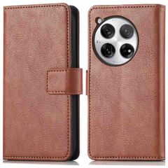 imoshion Étui de télephone portefeuille de luxe OnePlus 12 - Marron