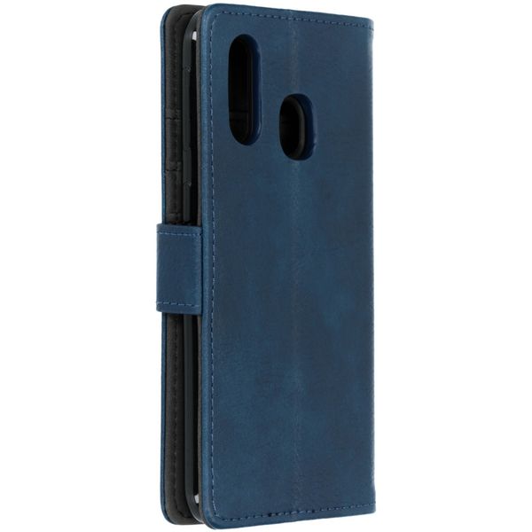 imoshion Étui de télephone portefeuille de luxe Samsung Galaxy A40 - Bleu foncé