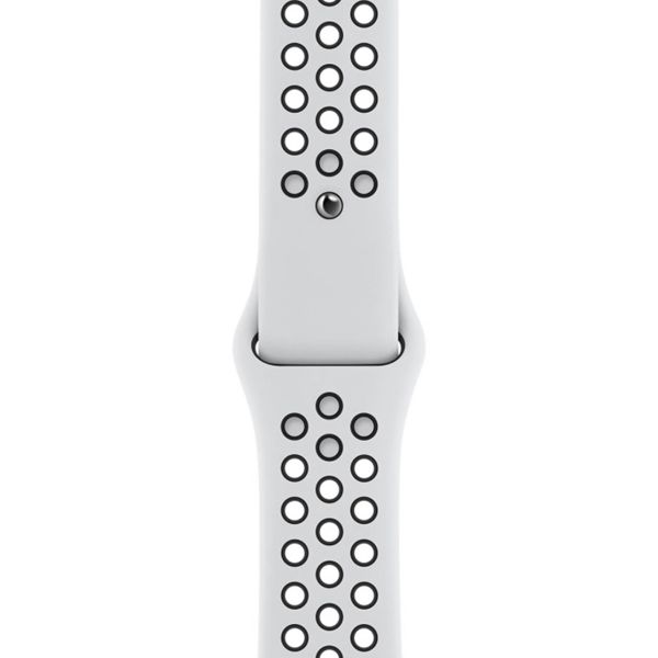 Apple Bracelet Nike Sport Apple Watch | 38/40/41/42 mm - Taille S/M/L - Pure Platinum / Black