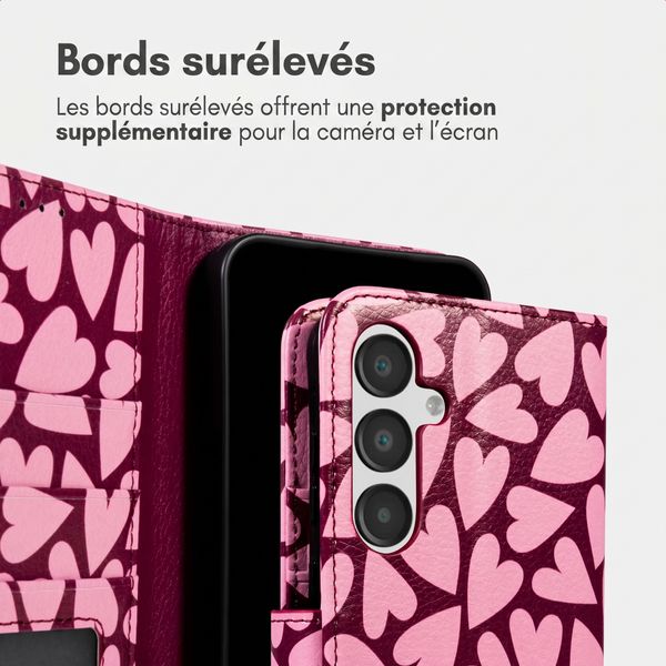 imoshion Étui de télephone portefeuille Design Samsung Galaxy A55 - Hearty Blush