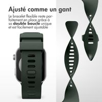 imoshion Bracelet silicone Xiaomi Smart Band 9 Pro / 8 Pro / Redmi Watch 6 / 5 / 4 - Vert foncé