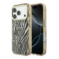 Guess Coque MagSafe Apple iPhone 18 Pro Max / 17 Pro Max - Zebra Gold