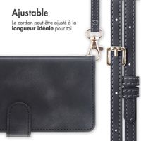 imoshion Etui de télephone portefeuille avec cordon Xiaomi Redmi Note 15 (5G) - Noir