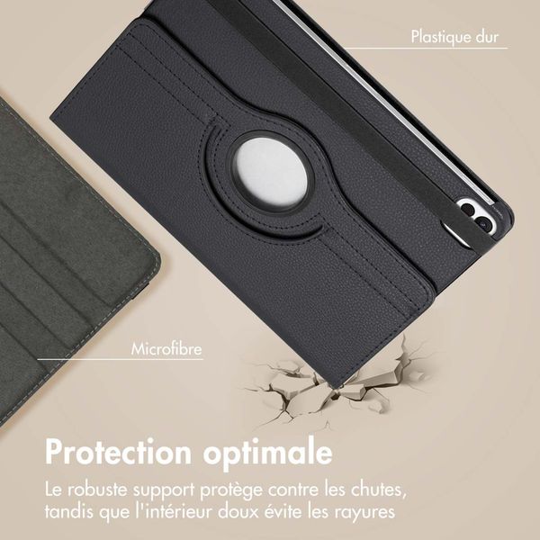 imoshion Coque tablette rotatif à 360° Apple iPad Pro 11 (2025) M5 / (2024) M4 - Noir