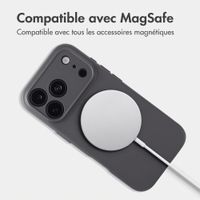 Accezz Coque Grip avec MagSafe Apple iPhone 18 Pro / 17 Pro - Gris