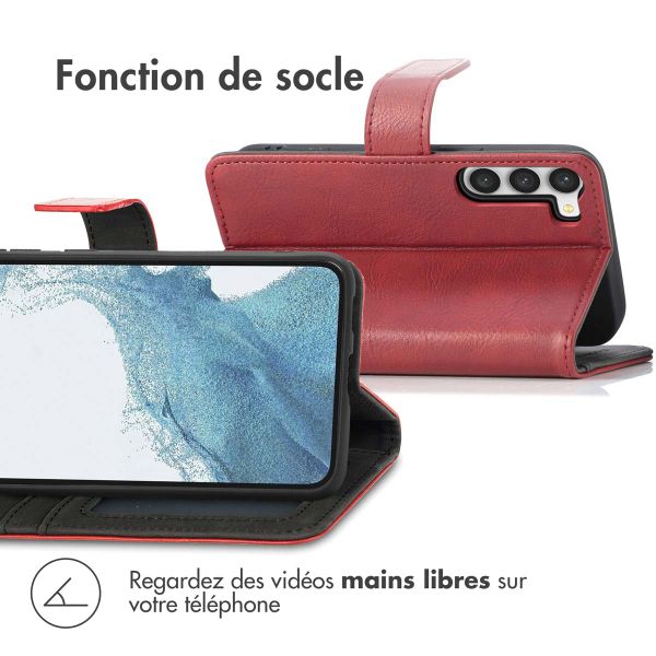imoshion Étui de télephone portefeuille de luxe Samsung Galaxy S23 - Rouge
