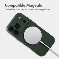 Accezz Coque Grip avec MagSafe Apple iPhone 18 Pro Max / 17 Pro Max - Vert foncé
