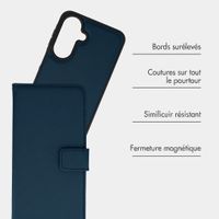 imoshion Étui portefeuille luxe 2-en-1 amovible Samsung Galaxy A27 (5G) - Bleu