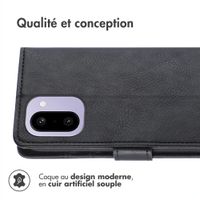 imoshion Étui de télephone portefeuille de luxe OnePlus 15R - Noir