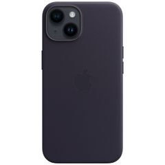 Apple Coque Leather MagSafe Apple iPhone 14 - Ink