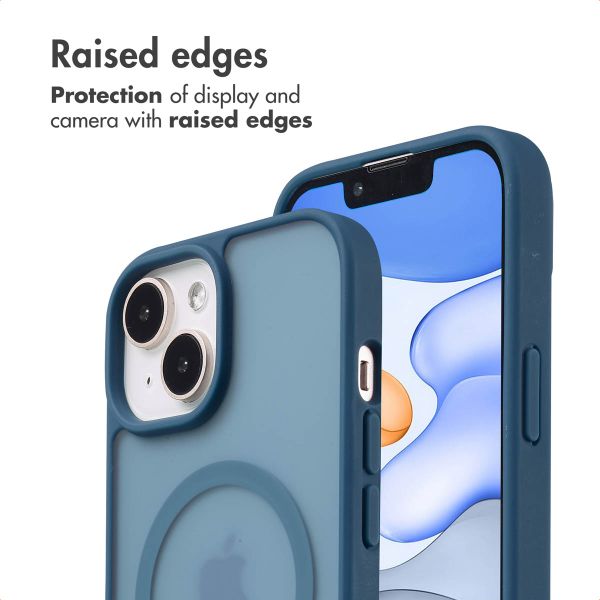 imoshion Coque Color Guard avec MagSafe Apple iPhone 15 - Bleu foncé