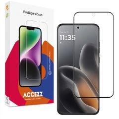 Accezz Protection d'écran en verre trempé Full Cover Motorola Edge 70 Fusion
