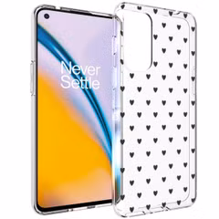 imoshion Coque Design OnePlus Nord 2 - Hearts All Over Black