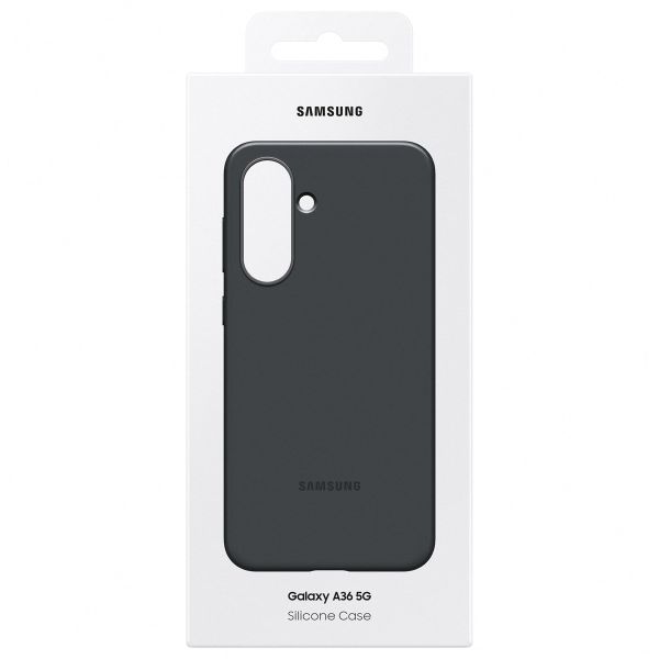 Samsung Original Coque en silicone Samsung Galaxy A36 - Noir