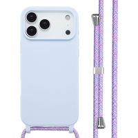 imoshion Coque en silicone avec cordon Apple iPhone 17 Pro Max - Violet