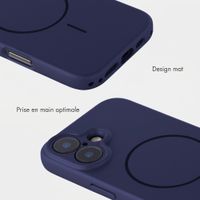 Accezz Coque Grip avec MagSafe Apple iPhone 17 - Bleu foncé
