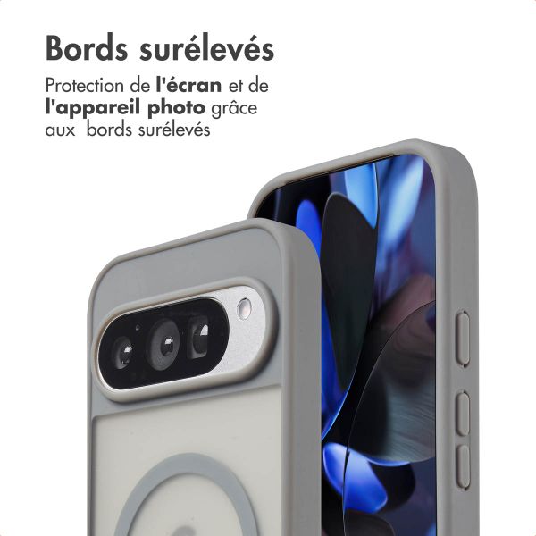imoshion Coque Color Guard avec MagSafe Google Pixel 9 / 9 Pro / 10 / 10 Pro - Gris