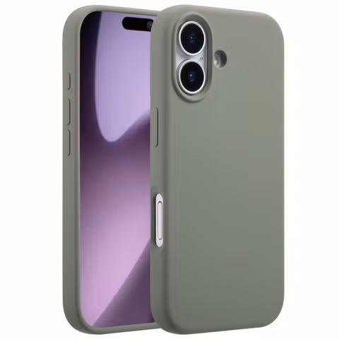 Accezz Coque Liquid Silicone avec MagSafe Apple iPhone 17 - Cooper Green
