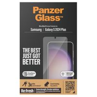 PanzerGlass Film de protection d'écran anti-bactérien Refresh Ultra-Wide Fit avec applicateur Samsung Galaxy S24 Plus