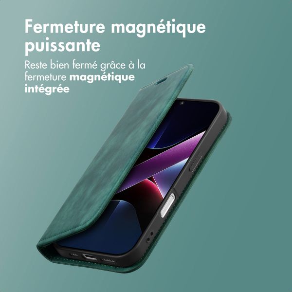 imoshion Étui de téléphone portefeuille Slim Xiaomi Poco X7 Pro - Vert