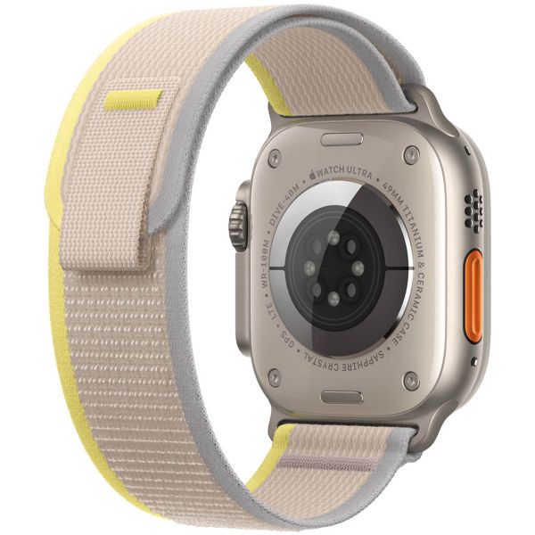 Apple Bracelet Trail Loop Apple Watch | 44/45/46/49 mm - Taille S/M - Jaune / Beige