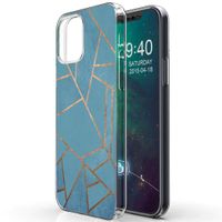 imoshion Coque Design Apple iPhone 12 (Pro) - Blue Graphic