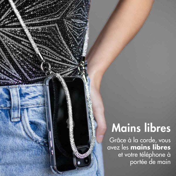 imoshion Set de cordons pour téléphone avec paillettes - Argent