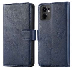 imoshion Étui de télephone portefeuille de luxe Oppo Reno 13 F (5G) - Bleu foncé