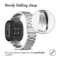 imoshion Bracelet en acier Fitbit Versa 4 / 3 / Sense (2) - Argent