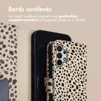 imoshion Étui de télephone portefeuille Design Samsung Galaxy A32 (5G) - Black And White Dots