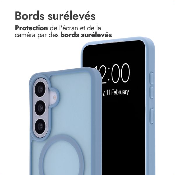 imoshion Coque Color Guard avec MagSafe Samsung Galaxy S26 FE / S25 FE - Bleu clair