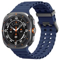 imoshion Bracelet Ocean en silicone Samsung Galaxy Watch Ultra (2024/2025) - Midnight Blue