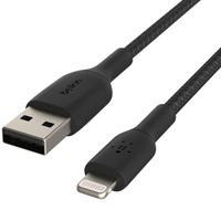 Belkin Câble Lightning vers USB-A tressé BoostCharge Pro - 1 mètre - Noir