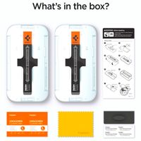 Spigen Protection d'écran en verre trempé GLAStR Privacy Applicator - lot de 2 Apple iPhone 13 / 13 Pro