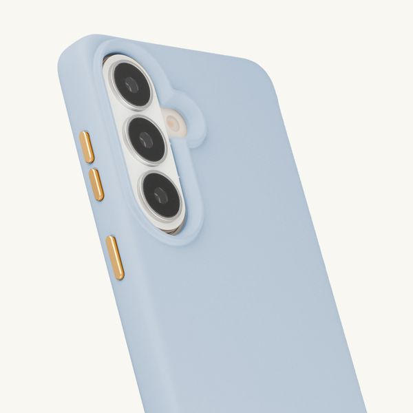 Selencia Coque arrière Rivièra avec MagSafe avec crochets amovibles Samsung Galaxy S26 - Powder Blue
