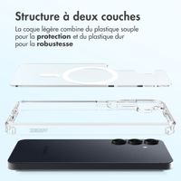 Accezz Coque arrière Xtreme Impact avec MagSafe Samsung Galaxy S25 - Transparent
