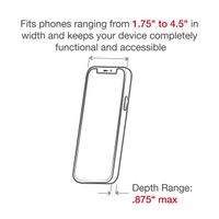 RAM Mounts Support de téléphone X-Grip® Tough-strap pour vélo / scooter / moto - Rotation à 360° - Universel - Grand - Noir