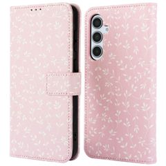 imoshion Étui de télephone portefeuille Design Samsung Galaxy A35 - Pink Bazaar Flowers