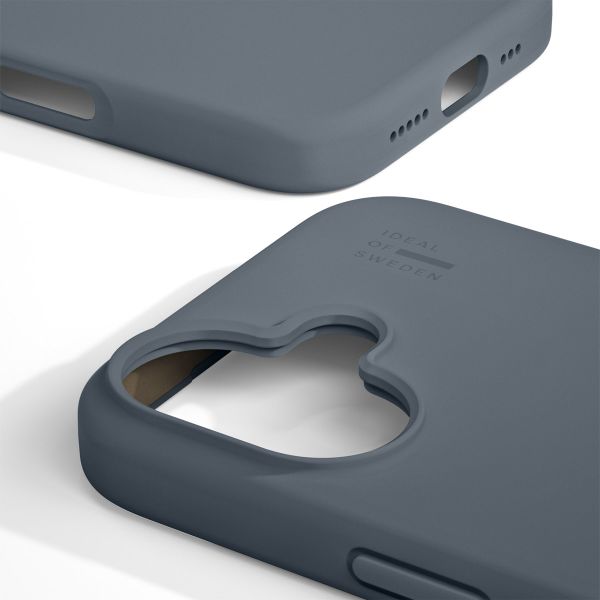 iDeal of Sweden Coque Silicone Apple iPhone 16 Plus - Midnight Blue