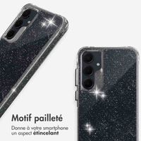 imoshion Coque arrière transparente Pailletée Samsung Galaxy A55 - Argent