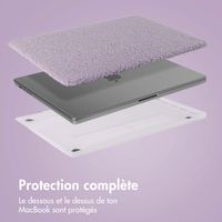 imoshion Teddy Hard Cover Apple MacBook Pro 13 pouces (2020 / 2022) - Lavender Lilac